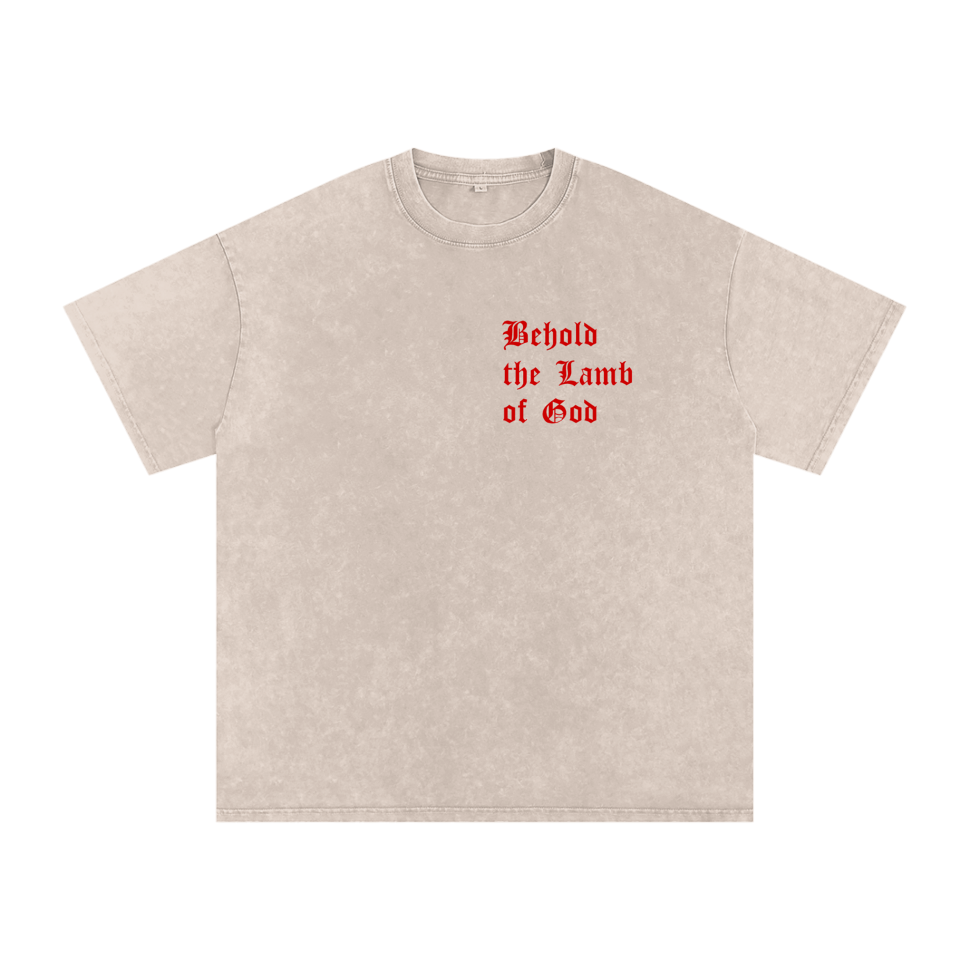 Behold the Lamb of God Oversized T-Shirt