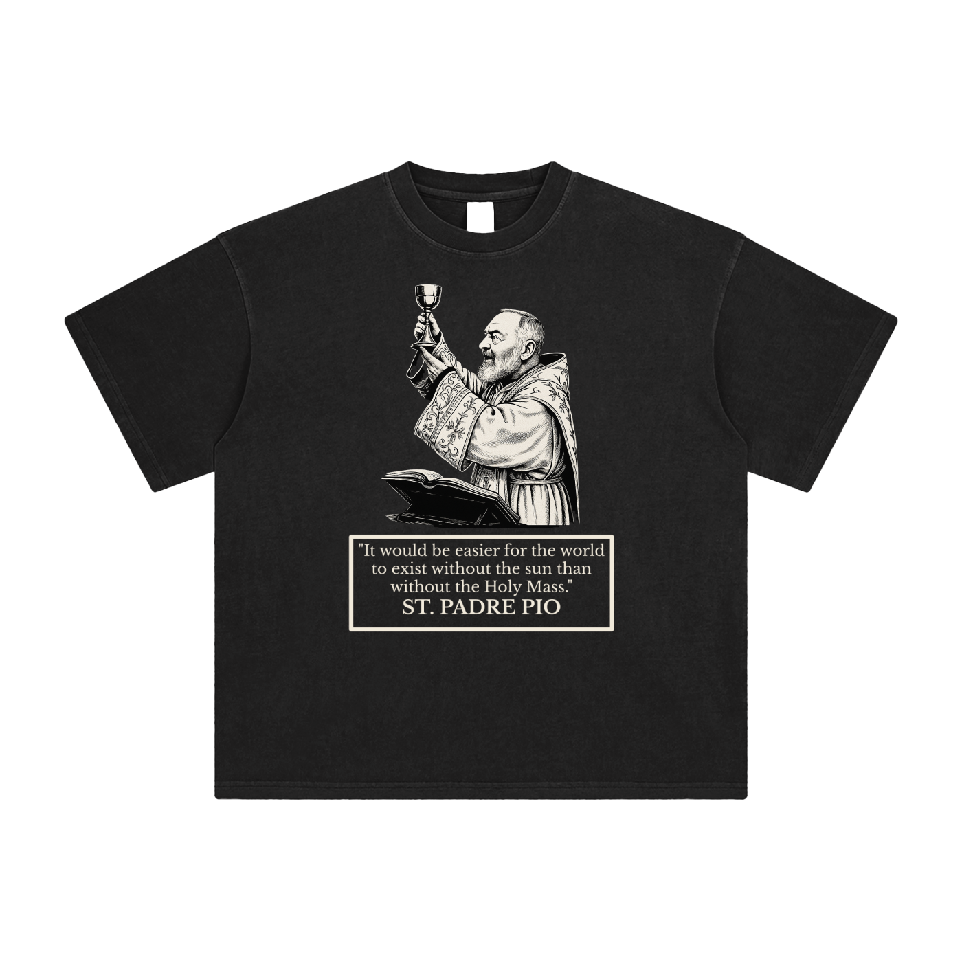 St. Padre Pio - Oversized T-Shirt