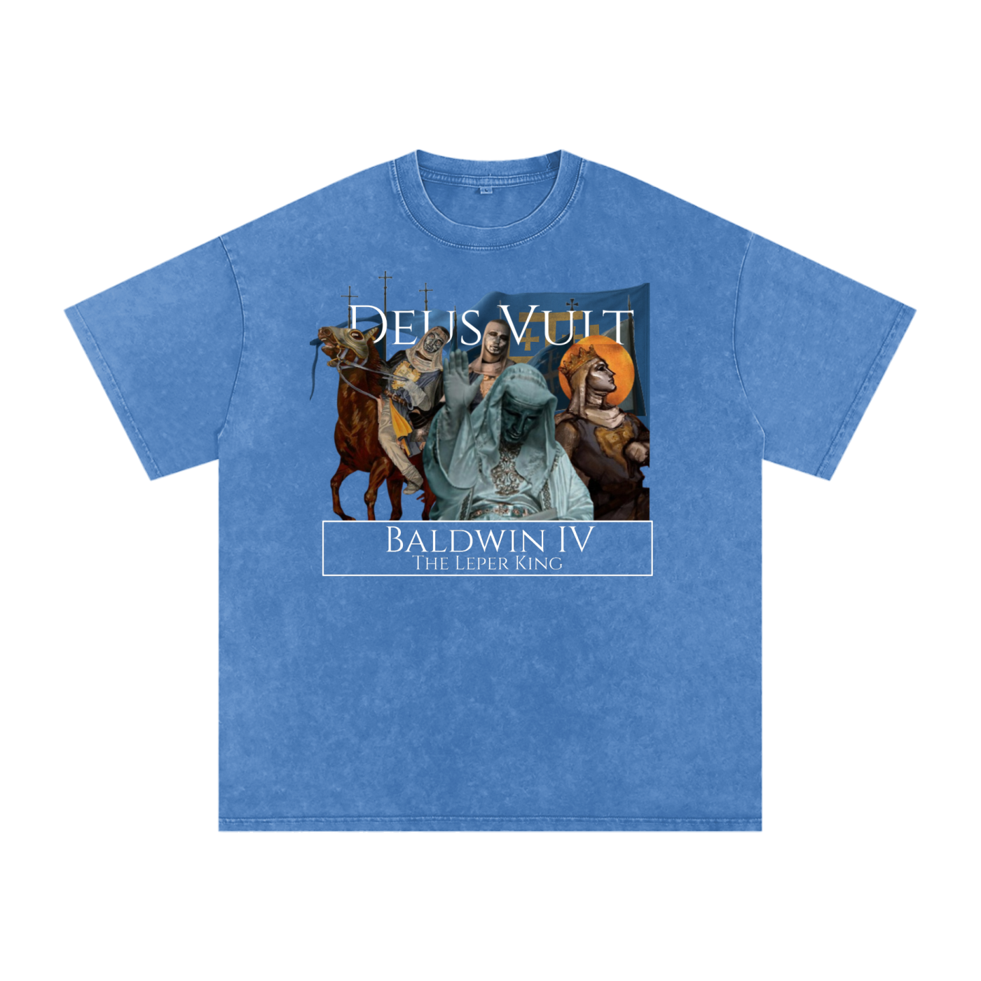 King Baldwin IV - Deus Vult Oversize T-Shirt